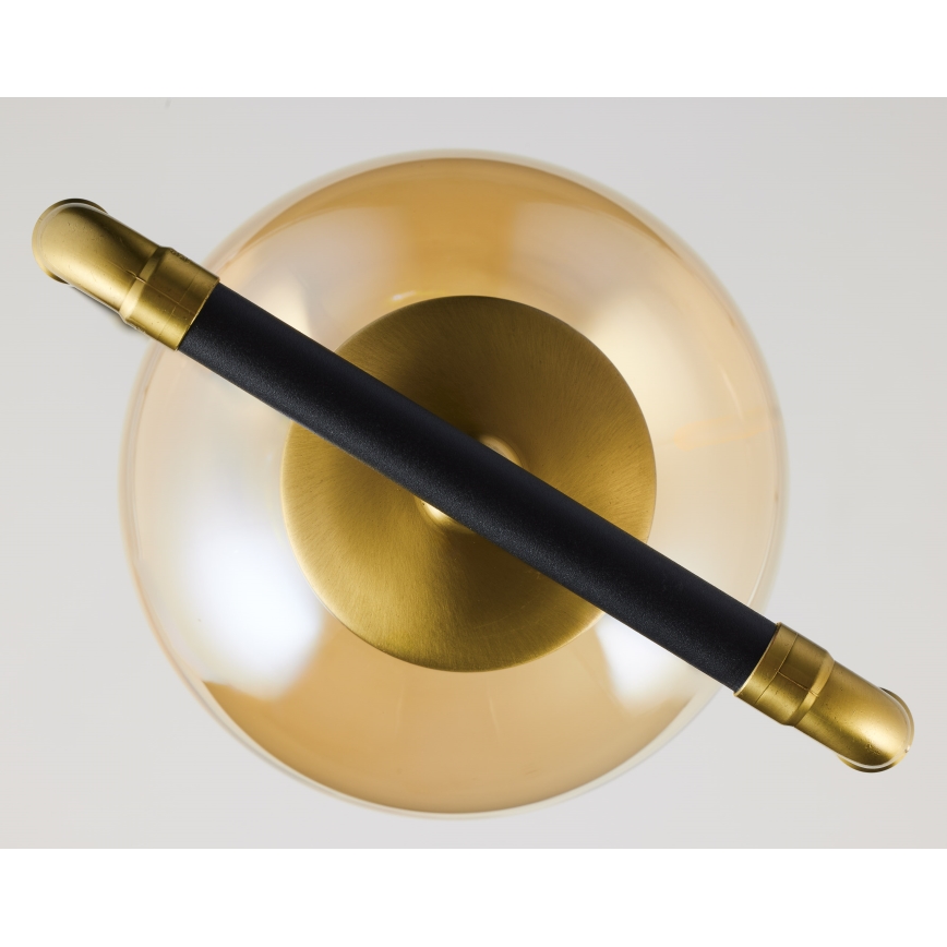 Jupiter 2024 - Candeeiro suspenso ZAFRA 1xG9/10W/230V preto/dourado/bege