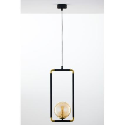 Jupiter 2024 - Candeeiro suspenso ZAFRA 1xG9/10W/230V preto/dourado/bege