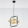 Jupiter 2025 - Candeeiro suspenso FIORI 1xG9/10W/230V preto/dourado/bege