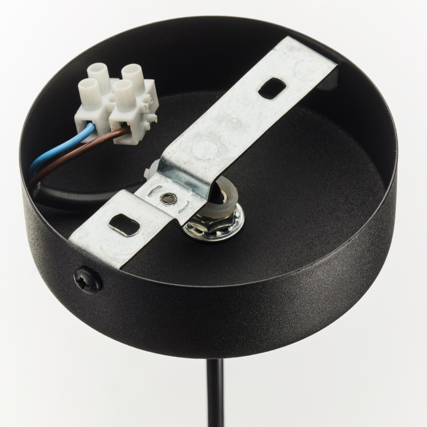 Jupiter 2028 - Candeeiro suspenso FIORI 1xG9/10W/230V preto/dourado/transparente