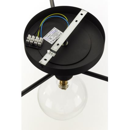 Jupiter 2034 - Candeeiro integrado FIGARO 4xG9/10W/230V preto/dourado/bege/transparente