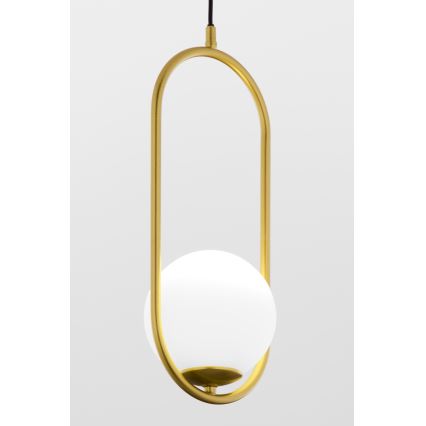 Jupiter 2042 - Candeeiro suspenso IGON 1xE14/40W/230V dourado