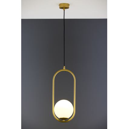 Jupiter 2042 - Candeeiro suspenso IGON 1xE14/40W/230V dourado