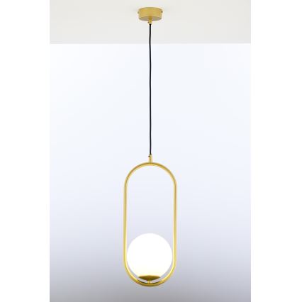 Jupiter 2042 - Candeeiro suspenso IGON 1xE14/40W/230V dourado