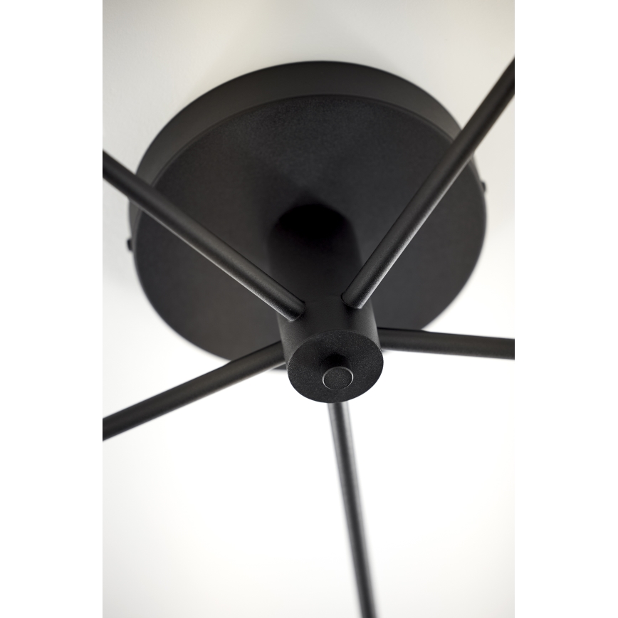 Jupiter 2046 - Candeeiro integrado PRATO 5xG9/10W/230V preto/transparente