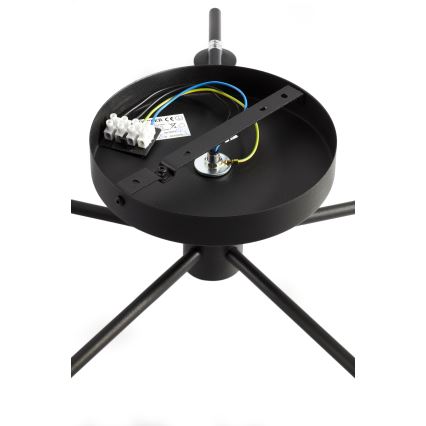 Jupiter 2047 - Candeeiro integrado PRATO 5xG9/10W/230V preto/bege