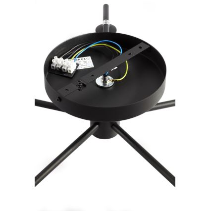 Jupiter 2049 - Lustre de tecto sobreposto PRATO 5xG9/14W/230V preto/branco