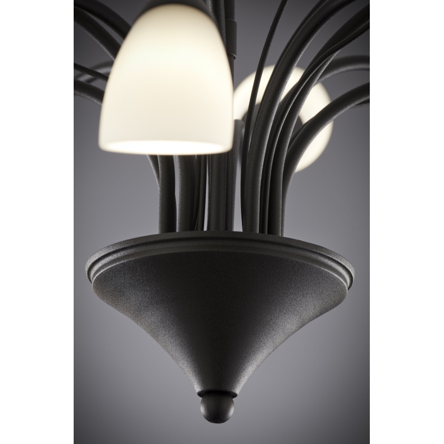 Jupiter 2056 - Lustre com haste GLORIOSA 10xG9/14W/230V preto