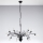 Jupiter 2057 - Lustre suspenso com corrente GLORIOSA 15xG9/14W/230V preto