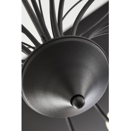 Jupiter 2057 - Lustre suspenso com corrente GLORIOSA 15xG9/14W/230V preto