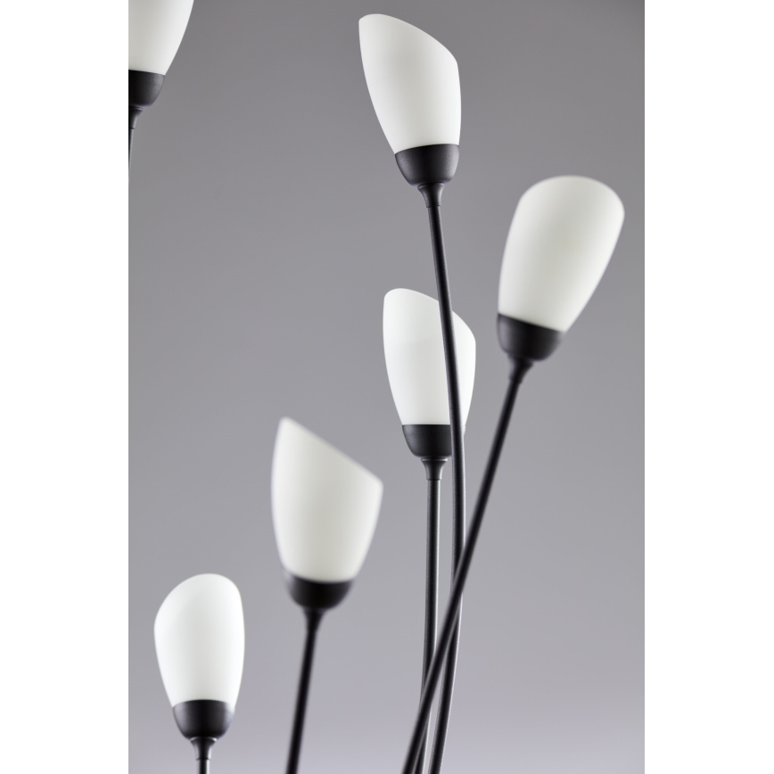 Jupiter 2058 - Candeeiro de pé GLORIOSA 9xG9/14W/230V preto