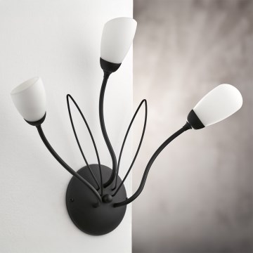 Jupiter 2059 - Candeeiro de parede GLORIOSA 3xG9/14W/230V preto
