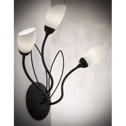 Jupiter 2059 - Candeeiro de parede GLORIOSA 3xG9/14W/230V preto