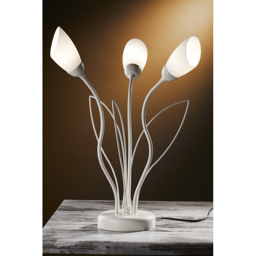 Jupiter 2060 - Candeeiro de mesa GLORIOSA 3xG9/14W/230V creme