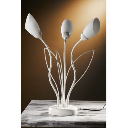Jupiter 2060 - Candeeiro de mesa GLORIOSA 3xG9/14W/230V creme