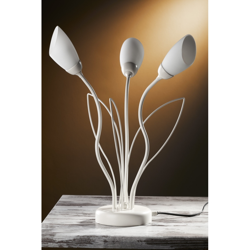 Jupiter 2060 - Candeeiro de mesa GLORIOSA 3xG9/14W/230V creme