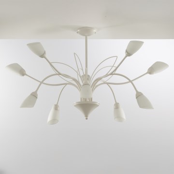 Jupiter 2061 - Lustre de haste GLORIOSA 10xG9/14W/230V creme