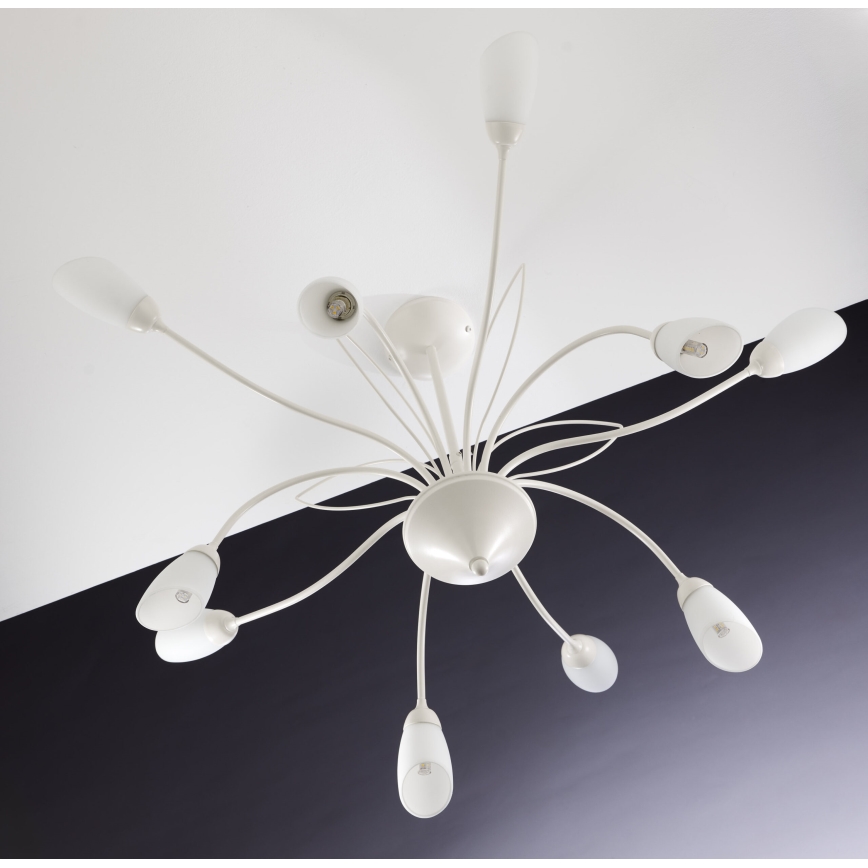 Jupiter 2061 - Lustre de haste GLORIOSA 10xG9/14W/230V creme