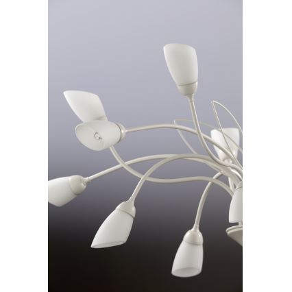 Jupiter 2062 - Lustre em corrente GLORIOSA 15xG9/14W/230V, cor creme