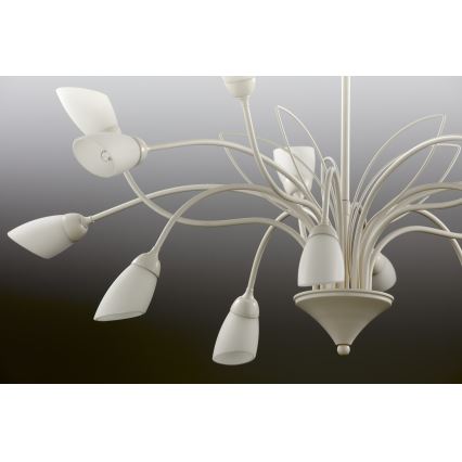 Jupiter 2062 - Lustre em corrente GLORIOSA 15xG9/14W/230V, cor creme