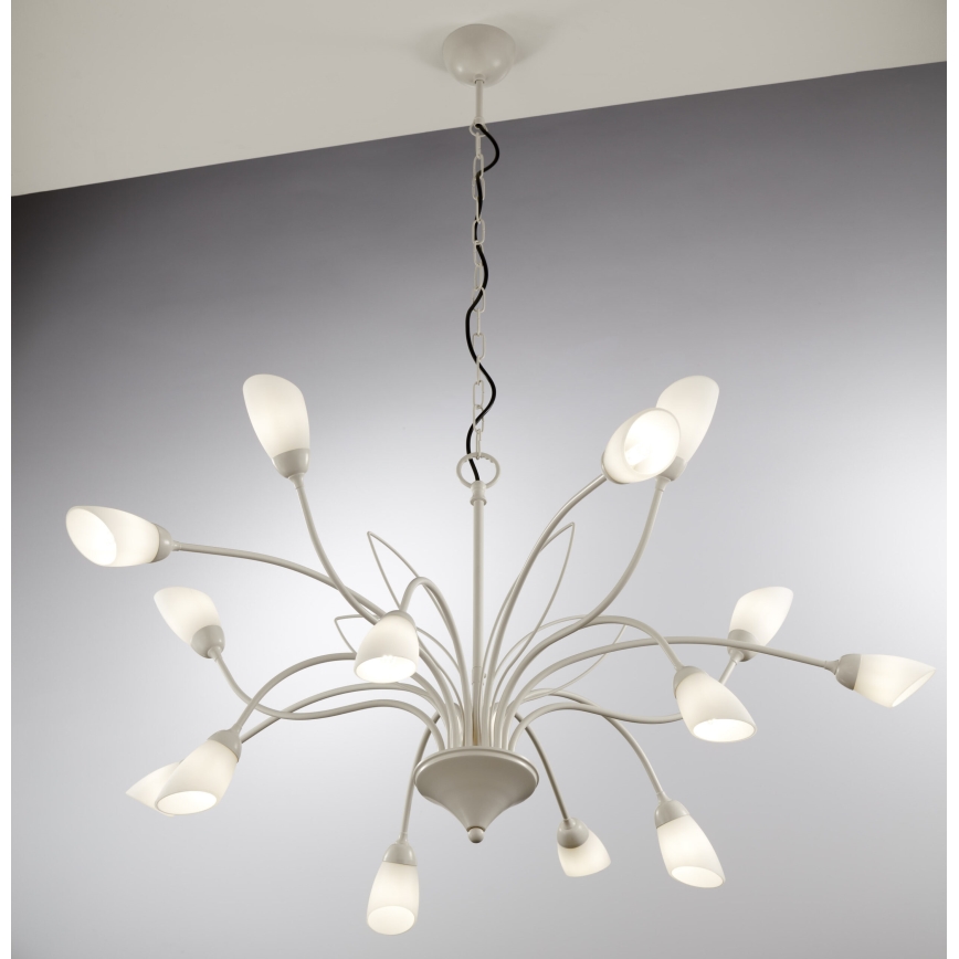 Jupiter 2062 - Lustre em corrente GLORIOSA 15xG9/14W/230V, cor creme