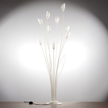 Jupiter 2063 - Candeeiro de pé GLORIOSA 9xG9/14W/230V cor creme