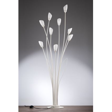 Jupiter 2063 - Candeeiro de pé GLORIOSA 9xG9/14W/230V cor creme