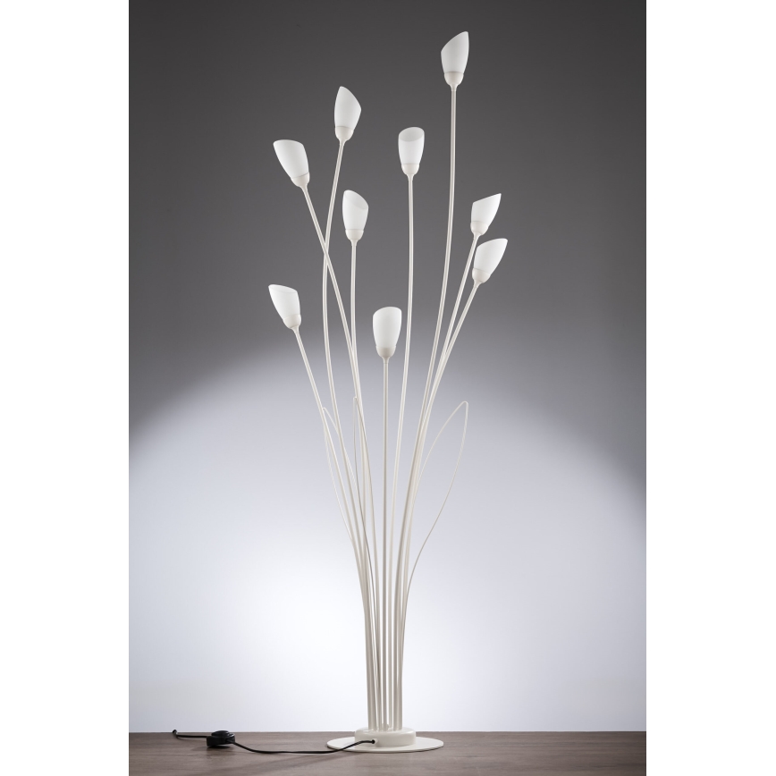 Jupiter 2063 - Candeeiro de pé GLORIOSA 9xG9/14W/230V cor creme