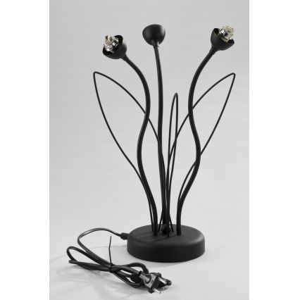 Jupiter 2065 - Candeeiro de mesa GLORIOSA 3xG9/14W/230V preto