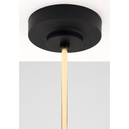 Jupiter 2087 - Lustre em haste RAMIREZ 3xE27/15W/230V dourado/preto