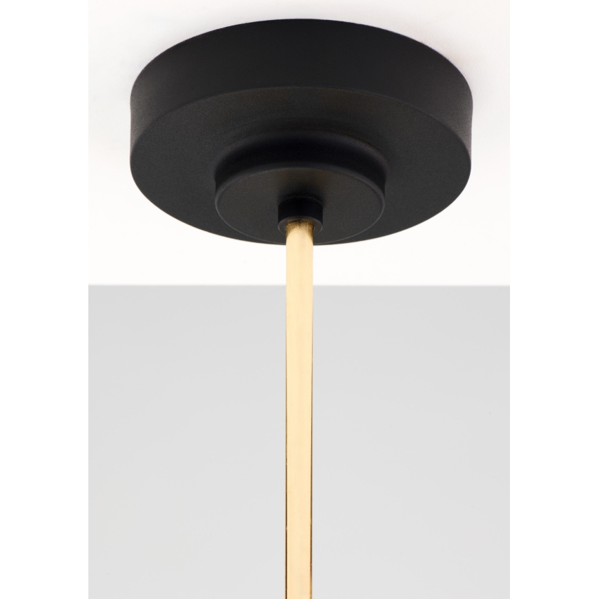 Jupiter 2089 - Lustre em haste RAMIREZ 6xE27/15W/230V dourado/preto