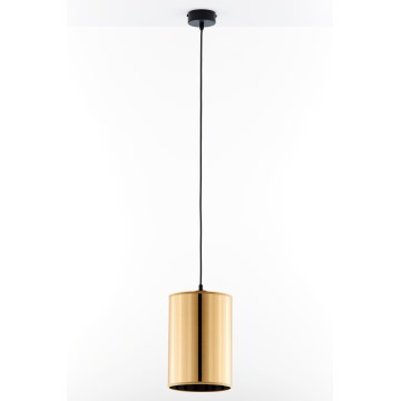 Jupiter 2090 - Lustre suspenso em cabo CORTINA 1xE27/15W/230V dourado/preto