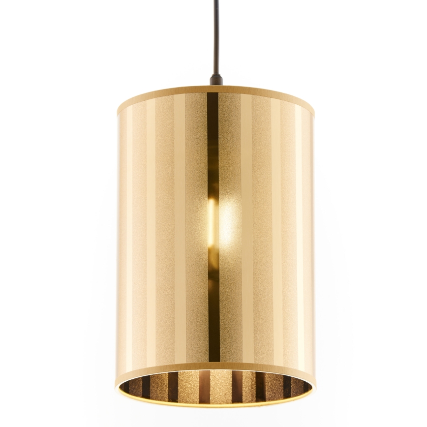 Jupiter 2090 - Lustre suspenso em cabo CORTINA 1xE27/15W/230V dourado/preto