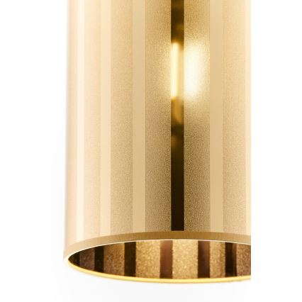 Jupiter 2090 - Lustre suspenso em cabo CORTINA 1xE27/15W/230V dourado/preto