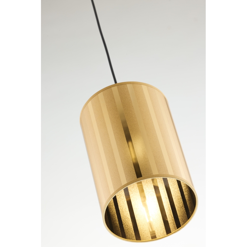 Jupiter 2090 - Lustre suspenso em cabo CORTINA 1xE27/15W/230V dourado/preto