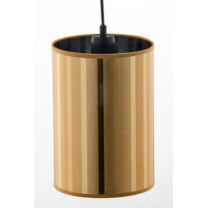 Jupiter 2090 - Lustre suspenso em cabo CORTINA 1xE27/15W/230V dourado/preto