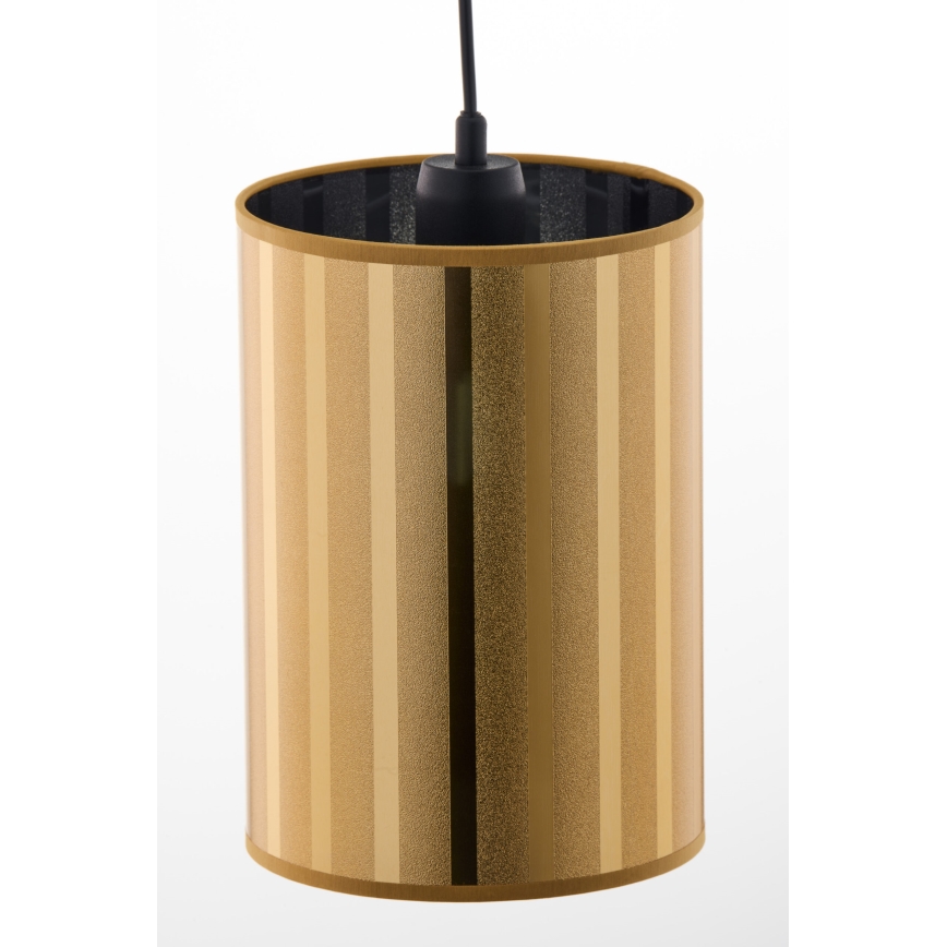 Jupiter 2090 - Lustre suspenso em cabo CORTINA 1xE27/15W/230V dourado/preto