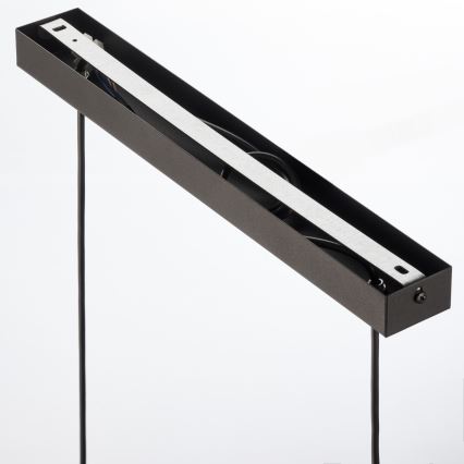 Jupiter 2091 - Lustre suspenso por cabo CORTINA 2xE27/15W/230V dourado/preto