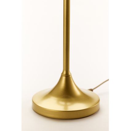 Jupiter 2112 - Candeeiro de mesa KASZMIR 1xE27/15W/230V branco/dourado/decoração em mármore