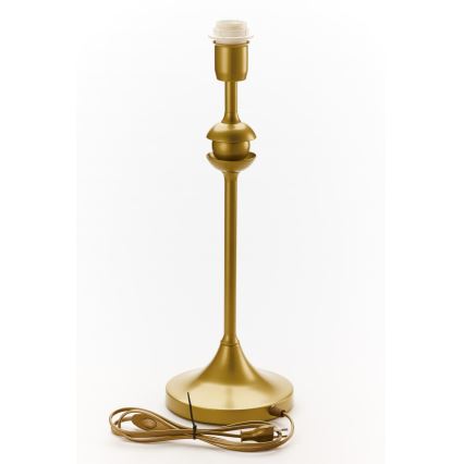 Jupiter 2112 - Candeeiro de mesa KASZMIR 1xE27/15W/230V branco/dourado/decoração em mármore