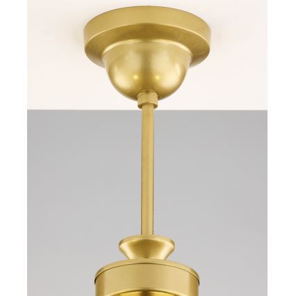 Jupiter 2114 - Lustre de haste KASZMIR 5xE27/15W/230V azul/dourado