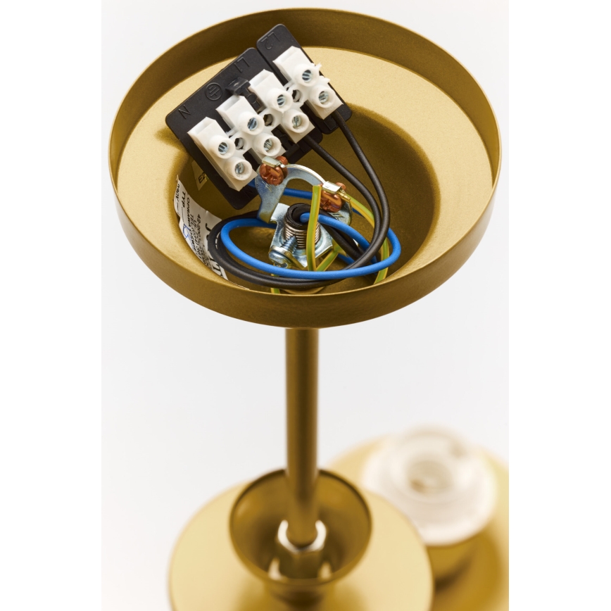 Jupiter 2114 - Lustre de haste KASZMIR 5xE27/15W/230V azul/dourado