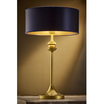 Jupiter 2116 - Candeeiro de mesa KASZMIR 1xE27/15W/230V azul/dourado