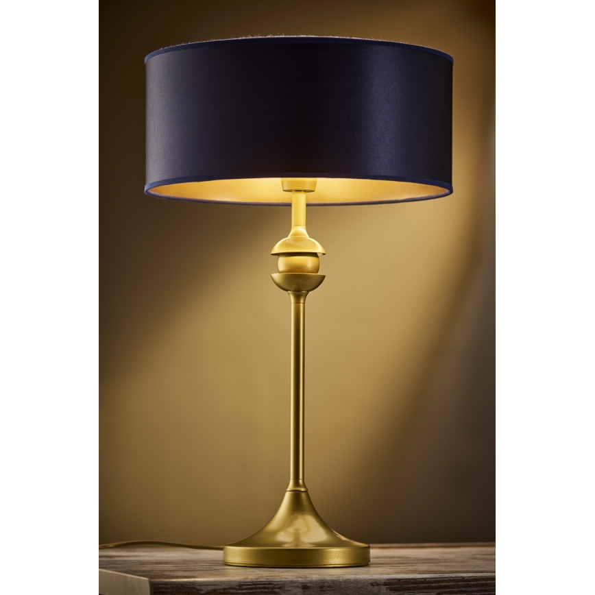 Jupiter 2116 - Candeeiro de mesa KASZMIR 1xE27/15W/230V azul/dourado