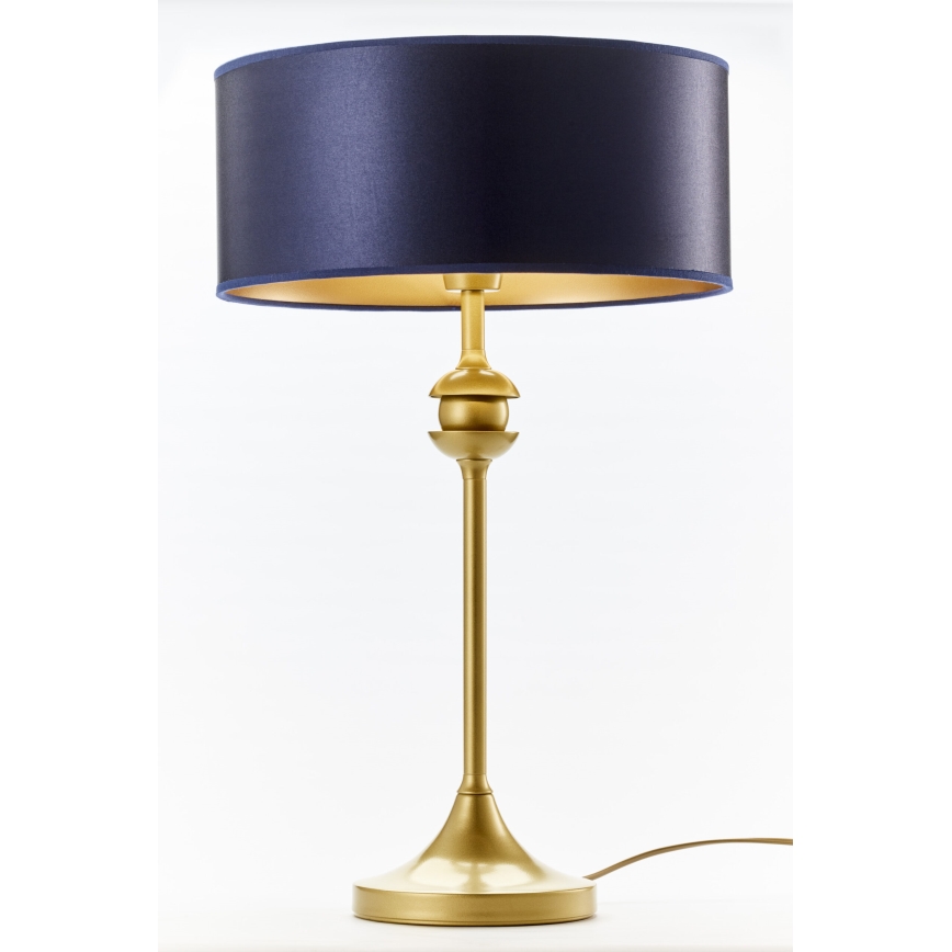 Jupiter 2116 - Candeeiro de mesa KASZMIR 1xE27/15W/230V azul/dourado