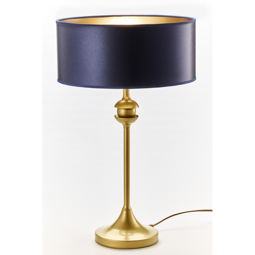 Jupiter 2116 - Candeeiro de mesa KASZMIR 1xE27/15W/230V azul/dourado