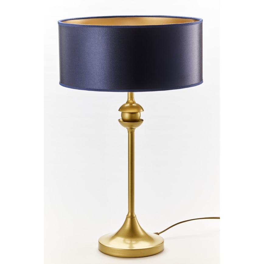 Jupiter 2116 - Candeeiro de mesa KASZMIR 1xE27/15W/230V azul/dourado