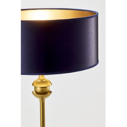Jupiter 2116 - Candeeiro de mesa KASZMIR 1xE27/15W/230V azul/dourado