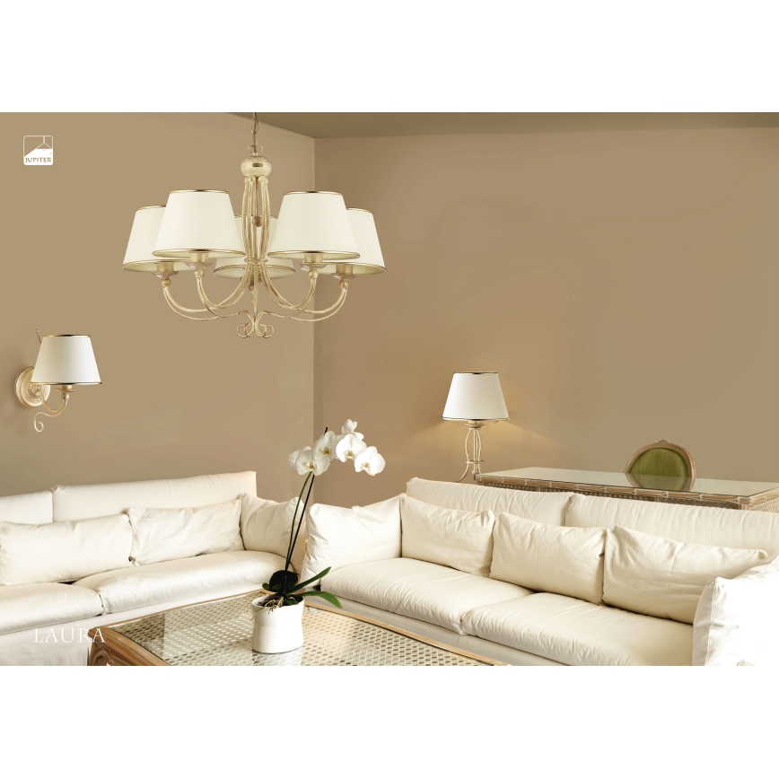 Jupiter 516 - LA-K-E - Luminária de parede LAURA 1xE27/60W/230V