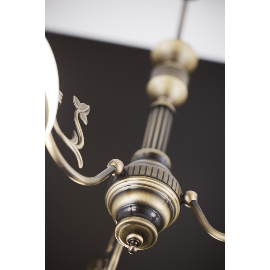 Jupiter 622 - ZU 3 - Lustre de tecto com haste ZEUS 3xE27/60W/230V